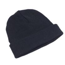 Touca gorro de lã frio preta lisa masculina feminina Touca gorro de lã frio preta lisa masculina feminina
