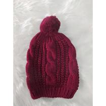 Touca Gorro Frio Infantil Luxo Outono E Inverno De Tricô Em Lã Beanie - Tricot Store