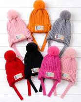 Touca Gorro Infantil Bebe Inverno Frio Forrada Menina Menino