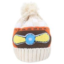 Touca Gorro Infantil Bege Aviador Colorida Tamanho Único