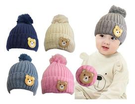 Touca Gorro Infantil Inverno Frio Forrada Menina Menino
