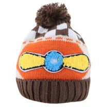 Touca Gorro Infantil Marrom Aviador Colorida Tamanho Único