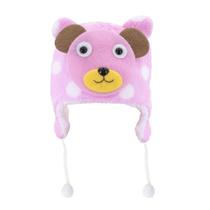 Touca Gorro Infantil Rosa Urso Tamanho Único Touca Gorro Infantil Rosa Urso Tamanho Único
