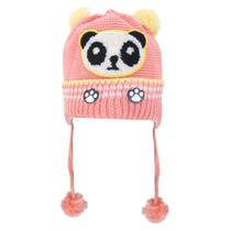 Touca Gorro Infantil Salmão Panda Tamanho Único