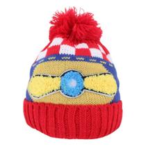 Touca Gorro Infantil Vermelha Aviador Colorida Tamanho Único Touca Gorro Infantil Vermelha Aviador Colorida Tamanho Único