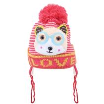 Touca Gorro Infantil Vermelha Gatinho Tamanho Único Touca Gorro Infantil Vermelha Gatinho Tamanho Único