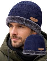 Touca Gorro Inverno Forrada Térmica Proteção Frio Touca Gorro Inverno Forrada Térmica Proteção Frio