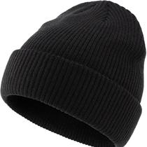 Touca Gorro Inverno Masculino e Feminino Forrada Frio Estilosa Preto