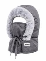 Touca Gorro Inverno Peluciado 3 em 1 Unissex Cor:Cinza2Tamanho:Unico