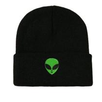 Touca Gorro Lã Bordado ET Verde Blogueira Tumblr Inverno