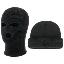 Touca Gorro Lã Preta Ninja Motoqueiro Balaclava - Classe