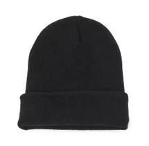 Touca Gorro Lã Preto Para Inverno Frio Feminino E Masculino