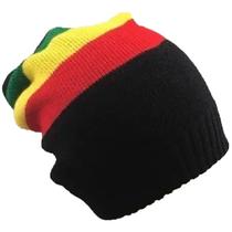 Touca Gorro Longa Jamaica Estilo Reggae Rasta - Auck