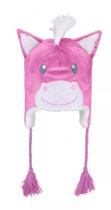 Touca Gorro Lúdico Bichinho Pimpolho menina 0 a 12 meses Touca Gorro Lúdico Bichinho Pimpolho menina 0 a 12 meses