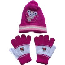 Touca Gorro + Luva Infantil Imperdivel