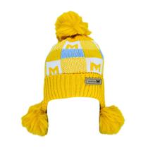 Touca Gorro Pelucia Forrado Infantil Lã Com Pom Pom Protetor de orelha