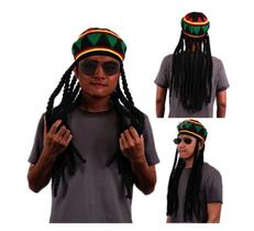 Touca Gorro Peruca Reggae Bob Marley Rastafari Dreadlocks