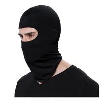Touca Gorro Preta De Cotton Estica Ninja Motoqueiro Frio