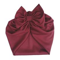 Touca Gorro Turbante Com Laço Infantil Bebê Menina Recém Nascida a 06 Meses Touca Gorro Turbante Com Laço Infantil Bebê Menina Recém Nascida a 06 Meses
