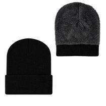 Touca Gorro Unissex Inverno Quente com Interior Peluciado e Estilo Touca Gorro Unissex Inverno Quente com Interior Peluciado e Estilo