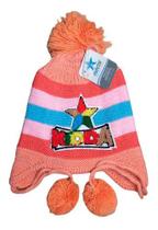 Touca Infantil De Crochet Pompom Inverno - Red Star