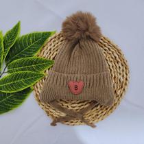 Touca Infantil Gorro De La C/ Protetor De Orelha Menino