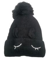 Touca Infantil Inverno com Pompom Forrada Grosso Smiley de Frio
