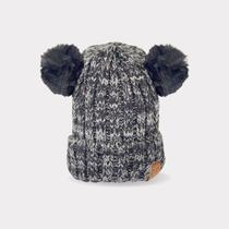 Touca Infantil Para Crianças Gorro De Tricô Com Pompom Super Quente