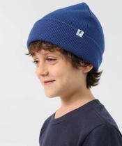 Touca Infantil Tricô Básico Marisa Tam 4 a 8 Azul Touca Infantil Tricô Básico Marisa Tam 4 a 8 Azul
