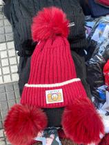 Touca infantil vermelho Touca infantil vermelho