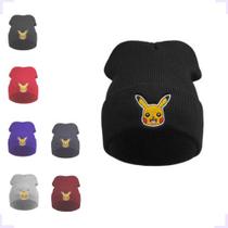 Touca Inverno Estampa Pikachu Pokémon Lã Protege Aquece - atelie