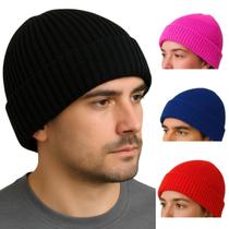 Touca Inverno Frio Gorro Unissex de Lã Masculino e Feminino Touca Inverno Frio Gorro Unissex de Lã Masculino e Feminino