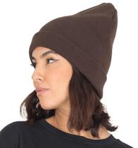 Touca Lã De Adulto Gorro Básico Unissex Frio Liso Inverno PIETRIX