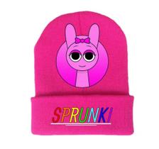 Touca Lã Infantil Personagem Sprunki Divertida Colorida