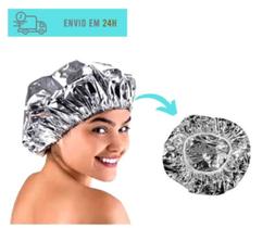 Touca Metalizada Profissional Para Tratamento De Todos os Tipos De Cabelo