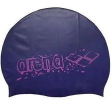 Touca Natação Adulto Competição Silicone Arena Graphic Cap Roxo