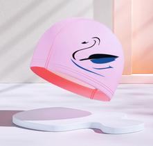 Touca Natação Infantil Profissional Impermeável Menino/Menina