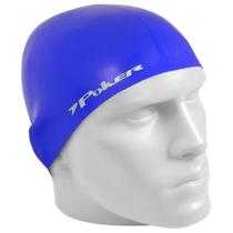 Touca natação poker power silicone piscina resistent unissex