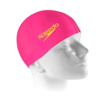 Touca Natação Speedo Silicone Rosa Conforto Flexivel Oficial