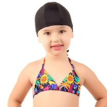 Touca Natação Vekyo Modas Hidroginástica Poliamida Lisa Infantil Esporte Piscina e Praia Unissex Touca Natação Vekyo Modas Hidroginástica Poliamida Lisa Infantil Esporte Piscina e Praia Unissex