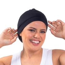 Touca Nero Grande Com Barra Para Cabelo Preta - Santa Clara Touca Nero Grande Com Barra Para Cabelo Preta - Santa Clara