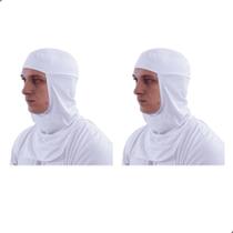 Touca Ninja Balaclava Branca Proteção Térmica 2 Unidades