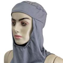 Touca Ninja Cinza de Poliviscose Touca Ninja Cinza de Poliviscose