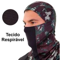 Touca Ninja Mascara Balaclava Camuflada Militar Uv50+ Outdoor Sports