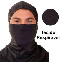 Touca Ninja Mascara Balaclava Preta Uv50+ Outdoor Sports