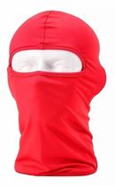 Touca Ninja Mascara Gorro Vermelho Poliéster Capacete