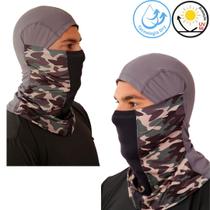 Touca Ninja Mascara Paintball Tatica Militar Balaclava Moto Proteção Térmica UVA UVB Dry Fit Frio - Outdoor Sports