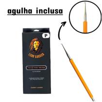 Touca P de Reflexo alinhado Leon Barber + Agulha Leon barber