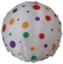 Touca Para Banho Cetim Bolas Coloridas Adulto