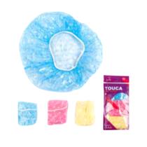 Touca para Banho de Plástico Com 03 Peças Higiene e Cuidado - TCA-07